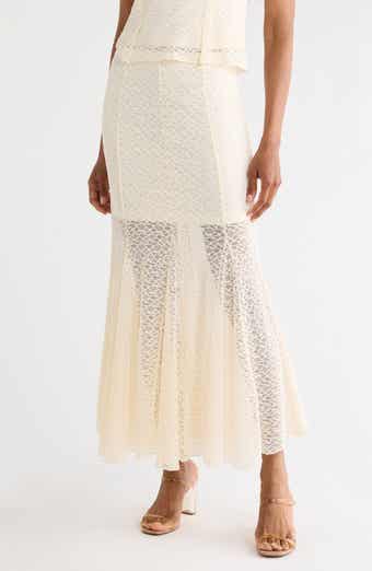 Lace Midi Skirt