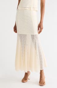 Leith Lace Midi Skirt