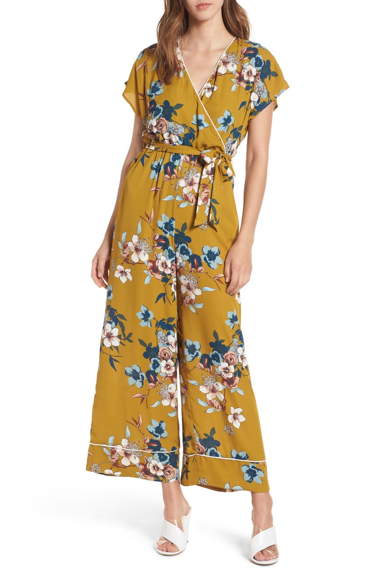 Leith Floral Jumpsuit, Main, color, 