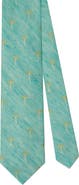 Robert Talbott Robert Palm Silk Linen Best of Class Necktie
