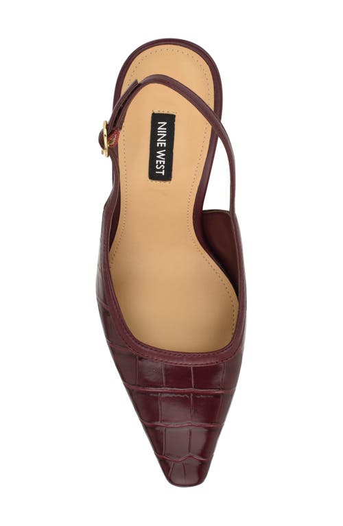 Nine West Orlanda Slingback Pointed Toe Pump
