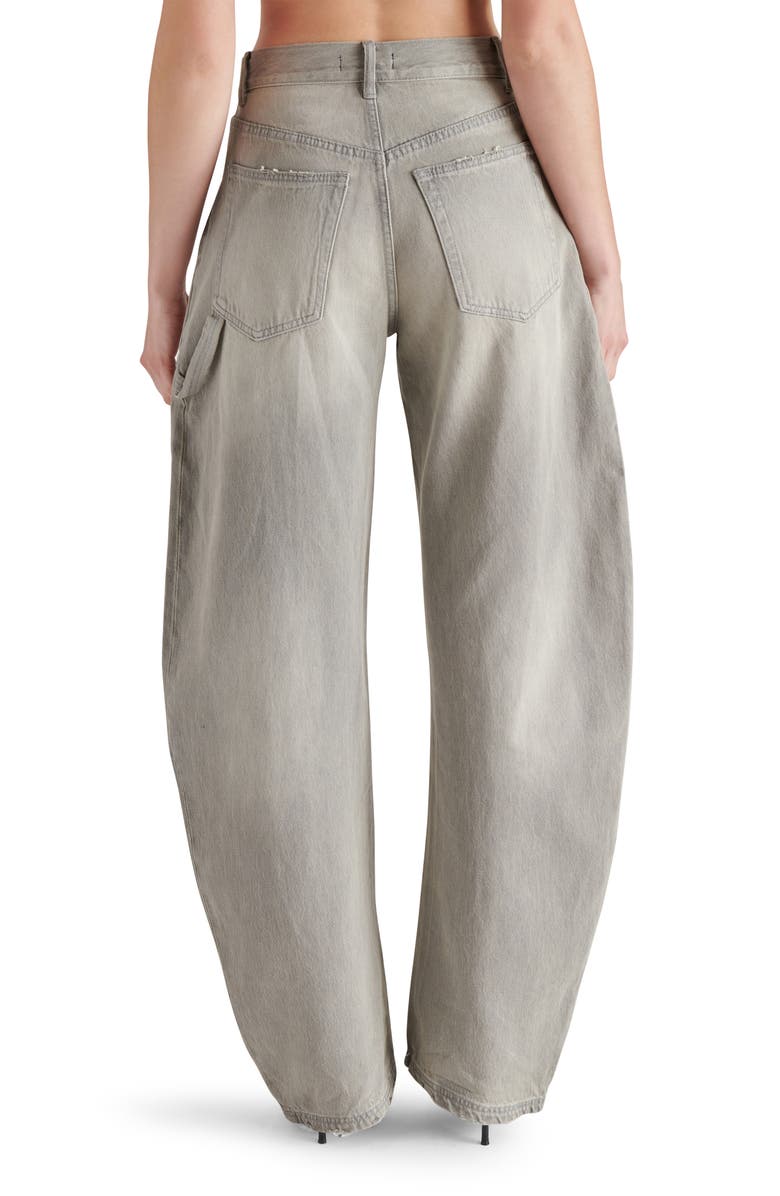 Steve Madden Hansen Pleated Barrel Leg Jeans, Alternate, color,