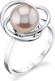 The Pearl Source Pink Freshwater Pearl Lexi Ring
