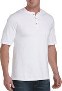 Harbor Bay by DXL Wicking Jersey Henley Shirt