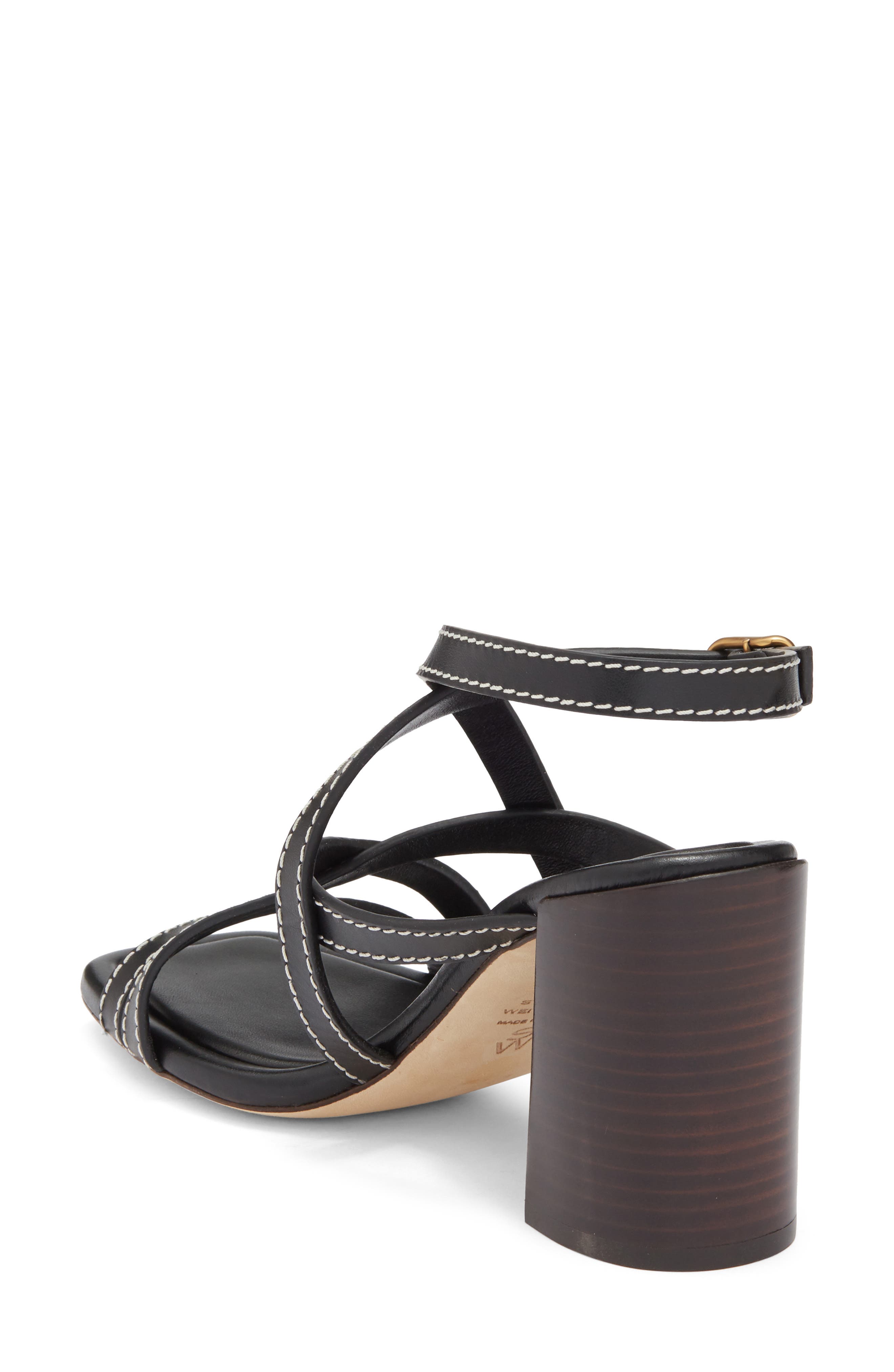 Stuart Weitzman Park Sandal, Alternate, color, Black