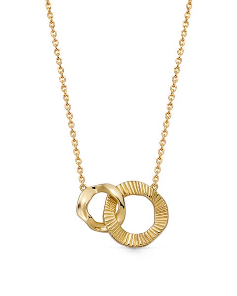 Gold Raye Link Necklace