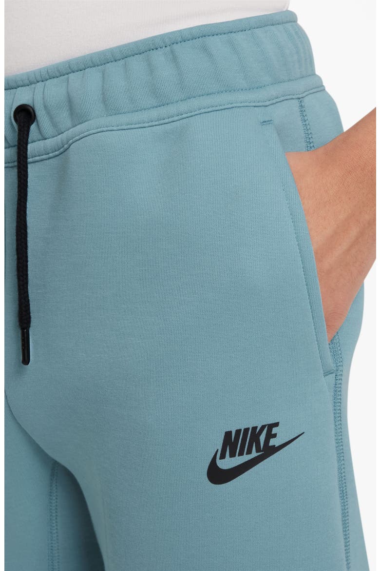 Kids' Tech Fleece Joggers, Alternate, color, DENIM TURQUOISE/ BLACK/ BLACK