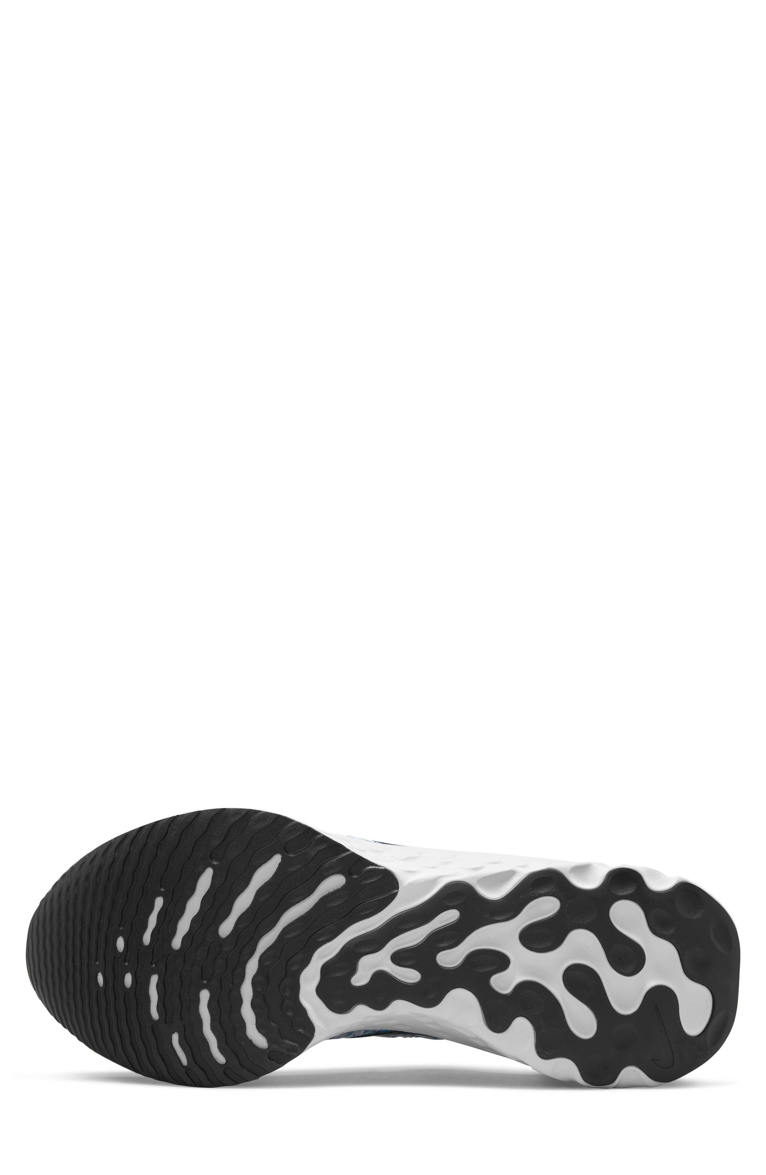 React Infinity Run Flyknit 3 Running Shoe, Alternate, color, WHITE/ BLACK/ BLUE ORBIT