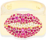 Campbell + Charlotte Juju Lips Ring