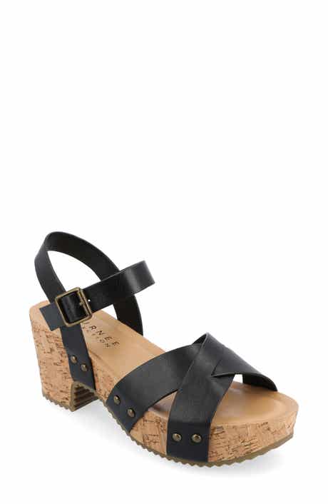 Journee Collection Platform Sandal