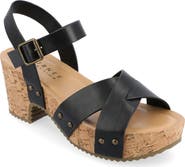 Journee Collection Platform Sandal