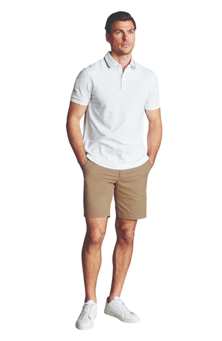 Charles Tyrwhitt Cotton Shorts, Alternate, color, Taupe