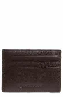 Johnston & Murphy Pebbled Leather Card Case