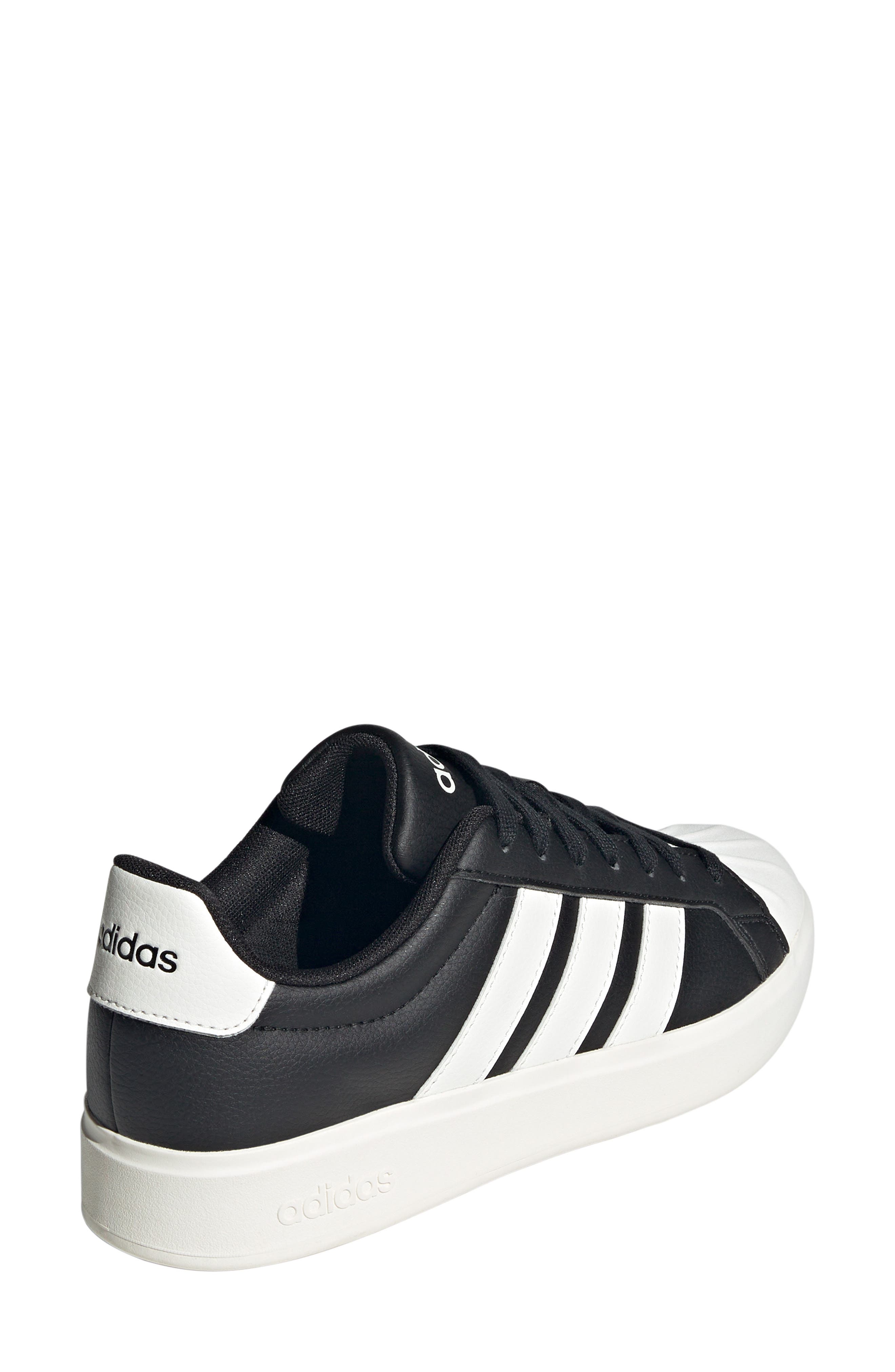 adidas Streettalk Sneaker, Alternate, color, Black/ White/ Black