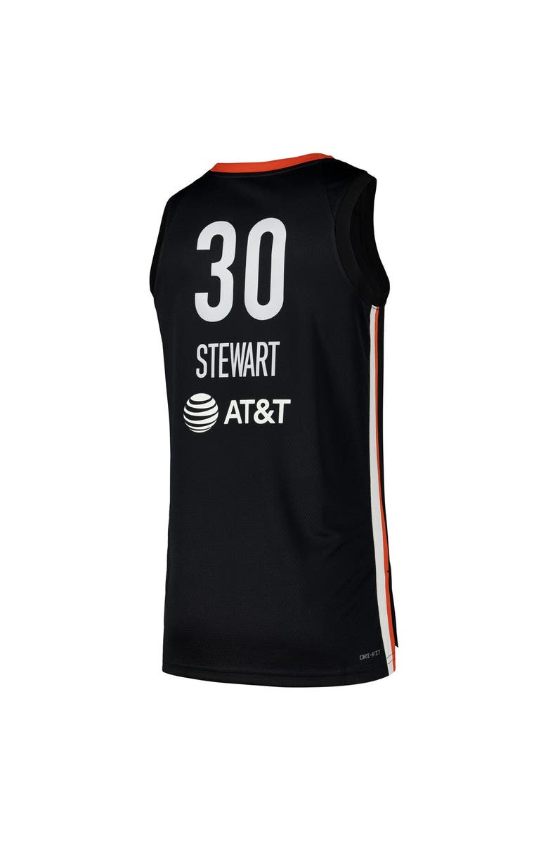 Nike Men's Nike Breanna Stewart Black WNBA All-Star Game Swingman Player Jersey, Alternate, color, 