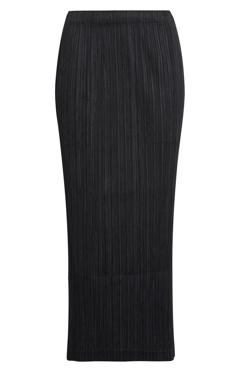 Pleats Please Issey Miyake Thicker Bottoms 1 Pleated Skirt, Alternate, color, Black