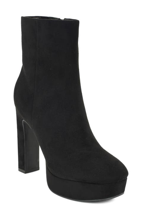 Danella Faux Leather Platform Bootie