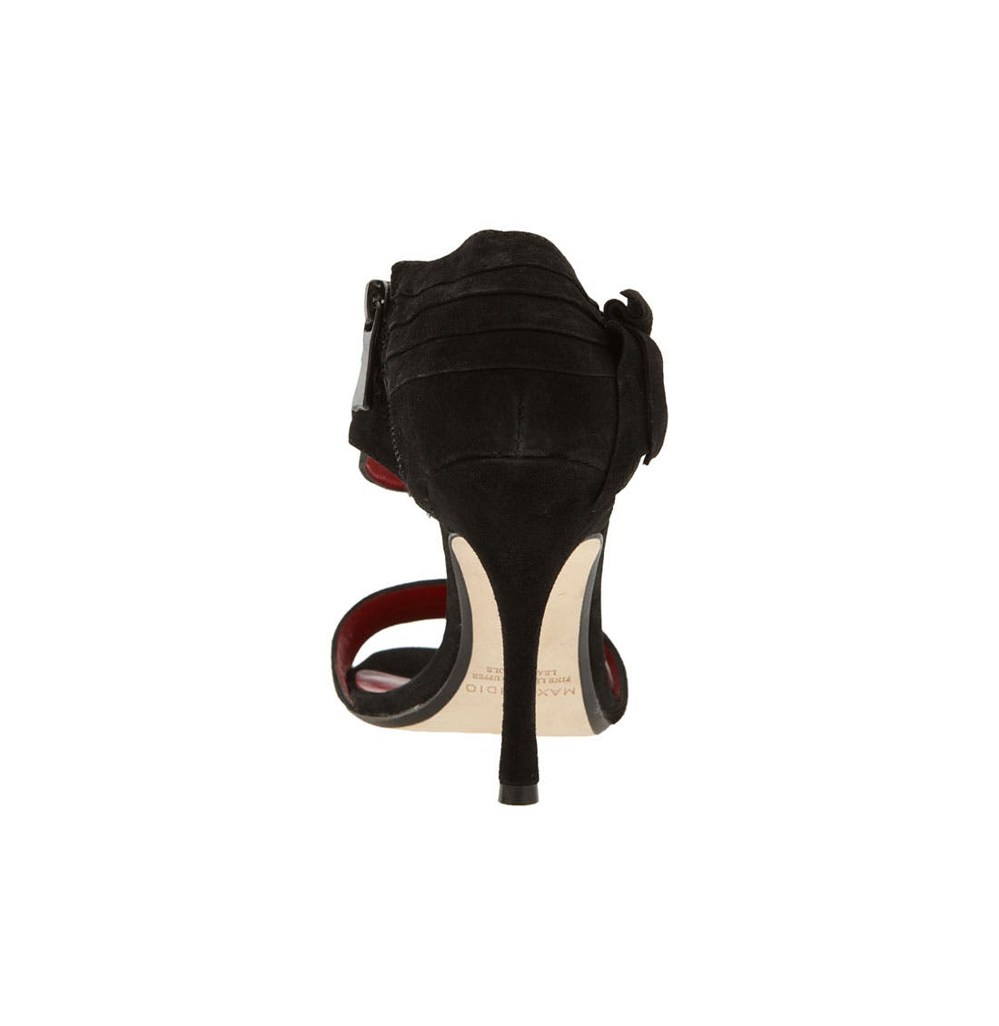 MAXSTUDIO 'Sxishi' Sandal, Alternate, color, BLACK SUEDE