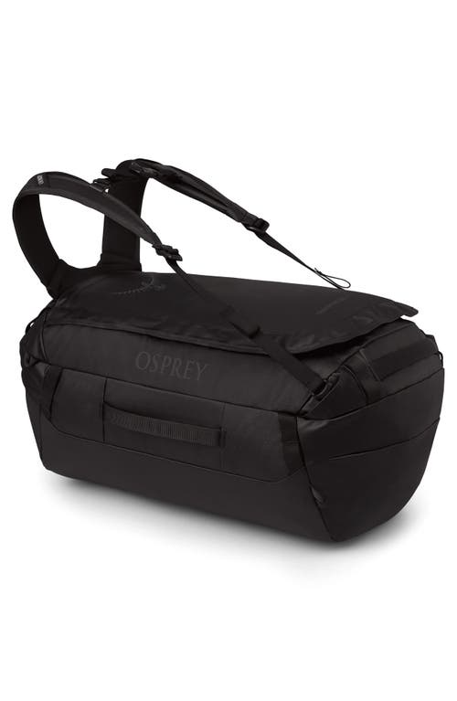 Osprey Transporter 40-liter Duffle Carry-on Luggage In Raven Black/black