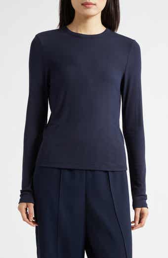 Luxe Long Sleeve Crewneck Top