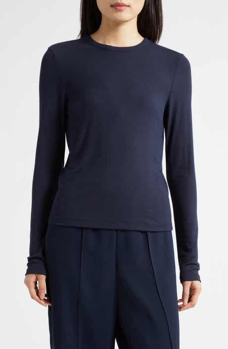 Luxe Long Sleeve Crewneck Top