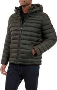 Michael Kors Men's Verizon Water Resistant Hooded Packable Jacket