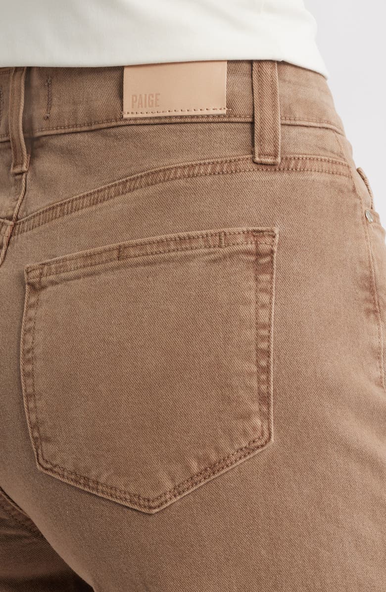 PAIGE Anessa Raw Hem High Waist Wide Leg Jeans, Alternate, color, Vintage Canewood