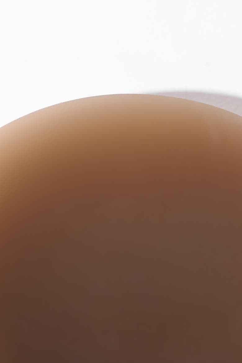 Tapered Edge Seamless Silicone Nipple Covers, Alternate, color, Brown