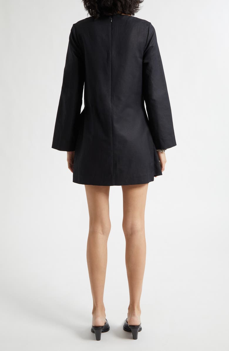 POSSE Yvette Front Wrap Kaftan, Alternate, color, Black