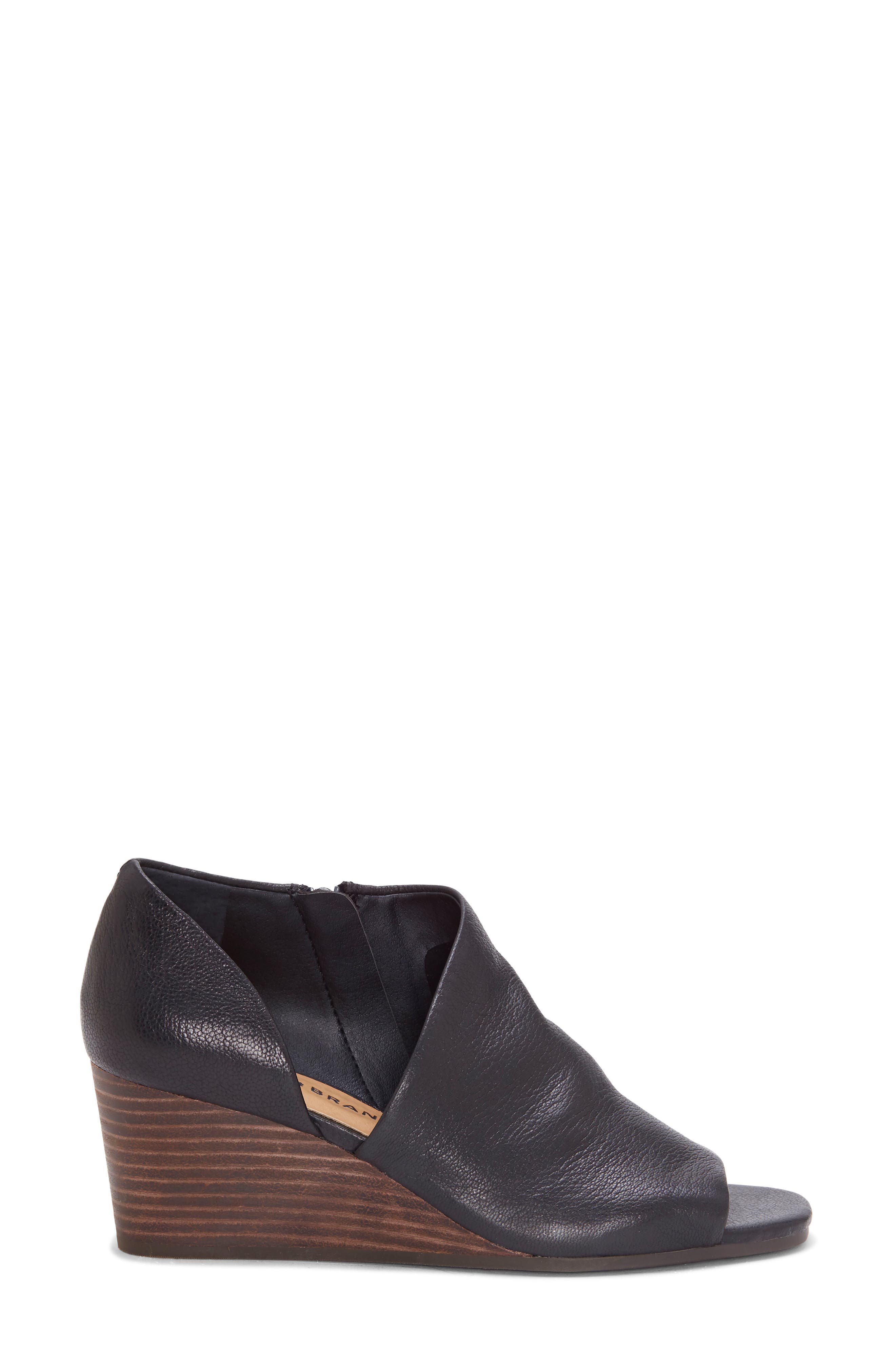 Lucky Brand Tylera Open Toe Wedge Bootie, Alternate, color, 