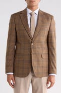 Scotch & Soda Plaid Stretch Sport Coat