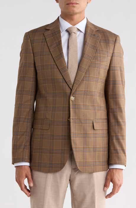 Plaid Stretch Sport Coat