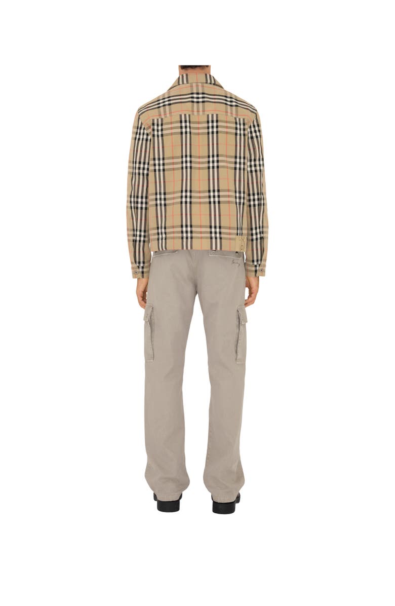 Burberry Check Cotton Jacket, Alternate, color, 