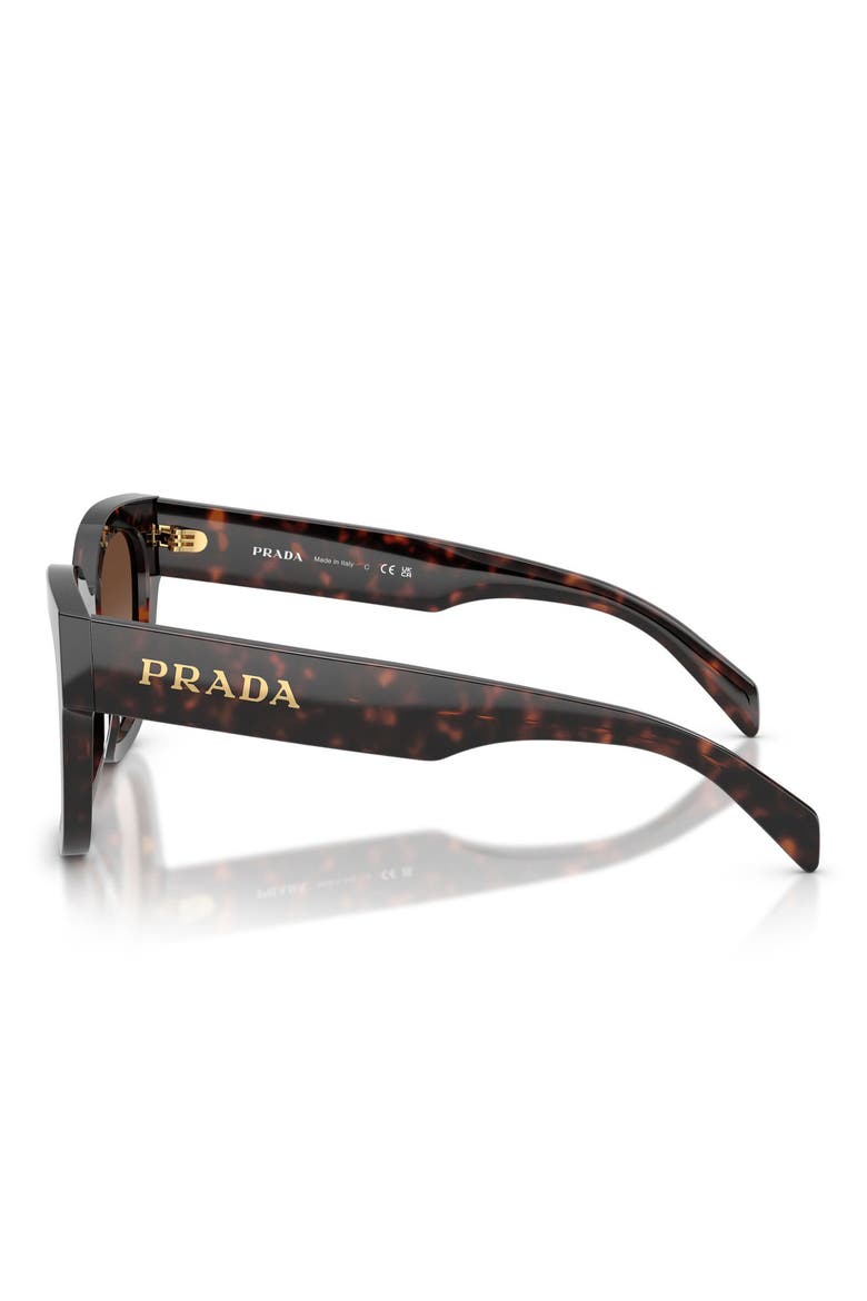 52mm Square Sunglasses, Alternate, color, ROOT TORTOISE / BROWN GRADIENT