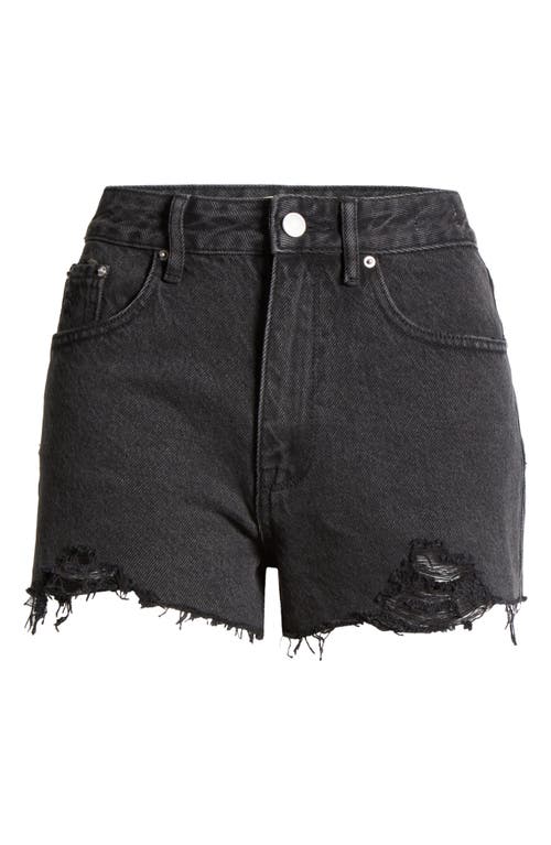 PACSUN PACSUN FESTIVAL MOONLIGHT RIPPED DENIM SHORTS 