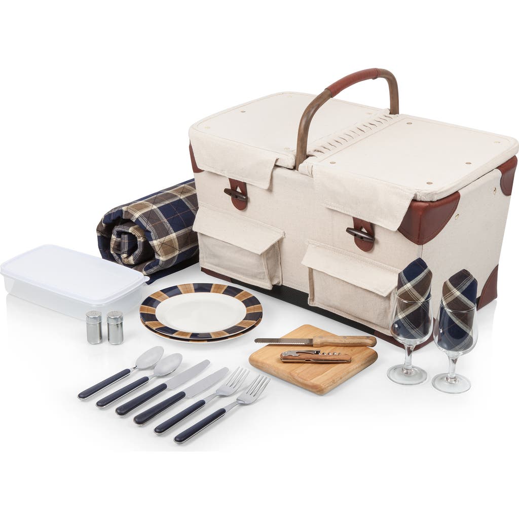 Picnic Time Pioneer Picnic Basket In Multi