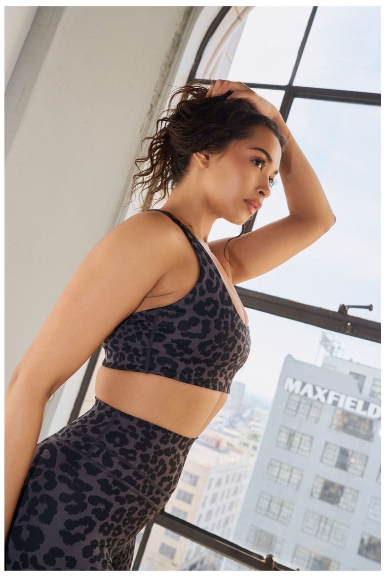 Pulse Core Bra, Alternate, color, King Cheetah Midnight