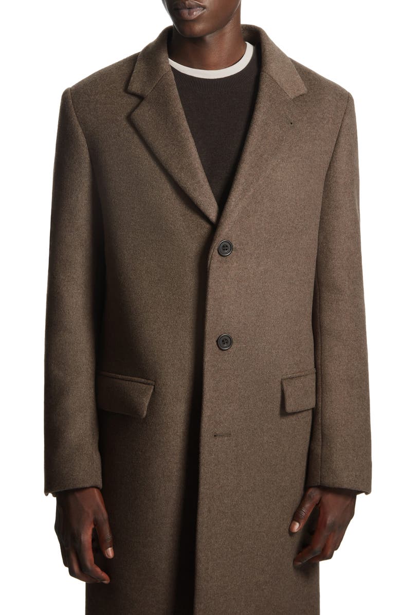 COS Wool Blend Overcoat, Main, color,