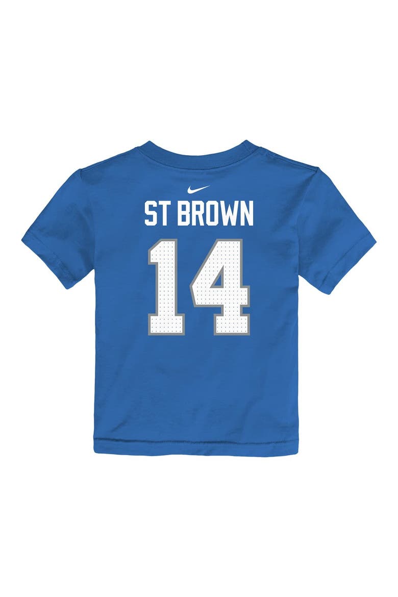 Toddler Nike Amon-Ra St. Brown Blue Detroit Lions Player Name & Number T-Shirt, Alternate, color, Blue