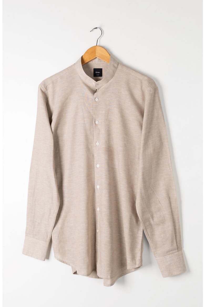 Cotton Linen Shirt, Alternate, color, Tan