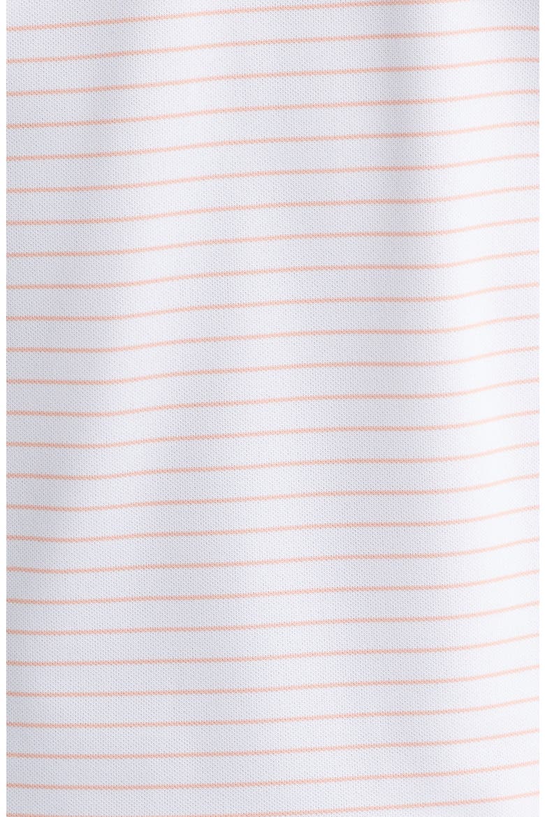 Winston Stripe Performance Piqué Polo, Alternate, color, WHITE