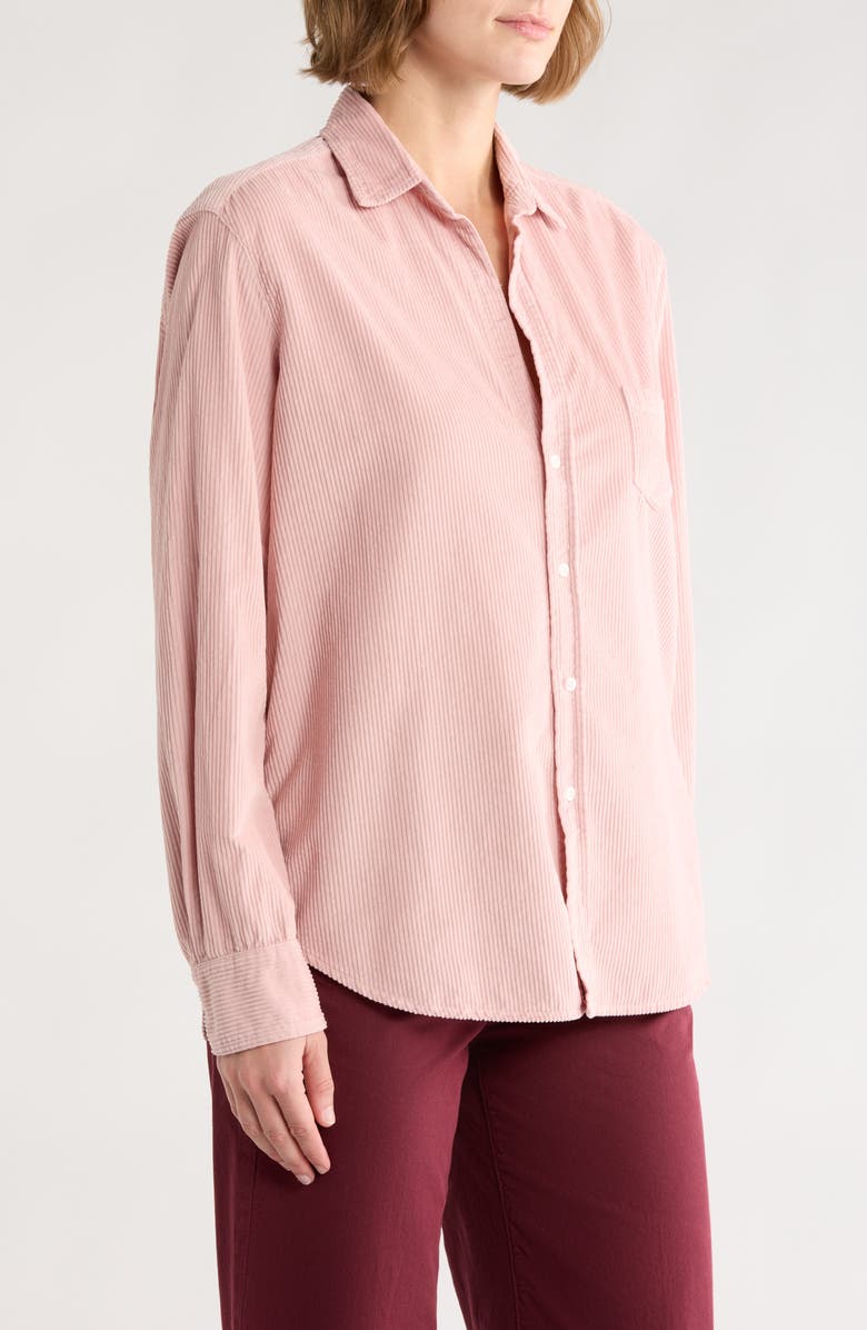 Frank & Eileen Barry Tailored Fit Corduroy Button-Up Shirt, Alternate, color, Dusty Pink Corduroy