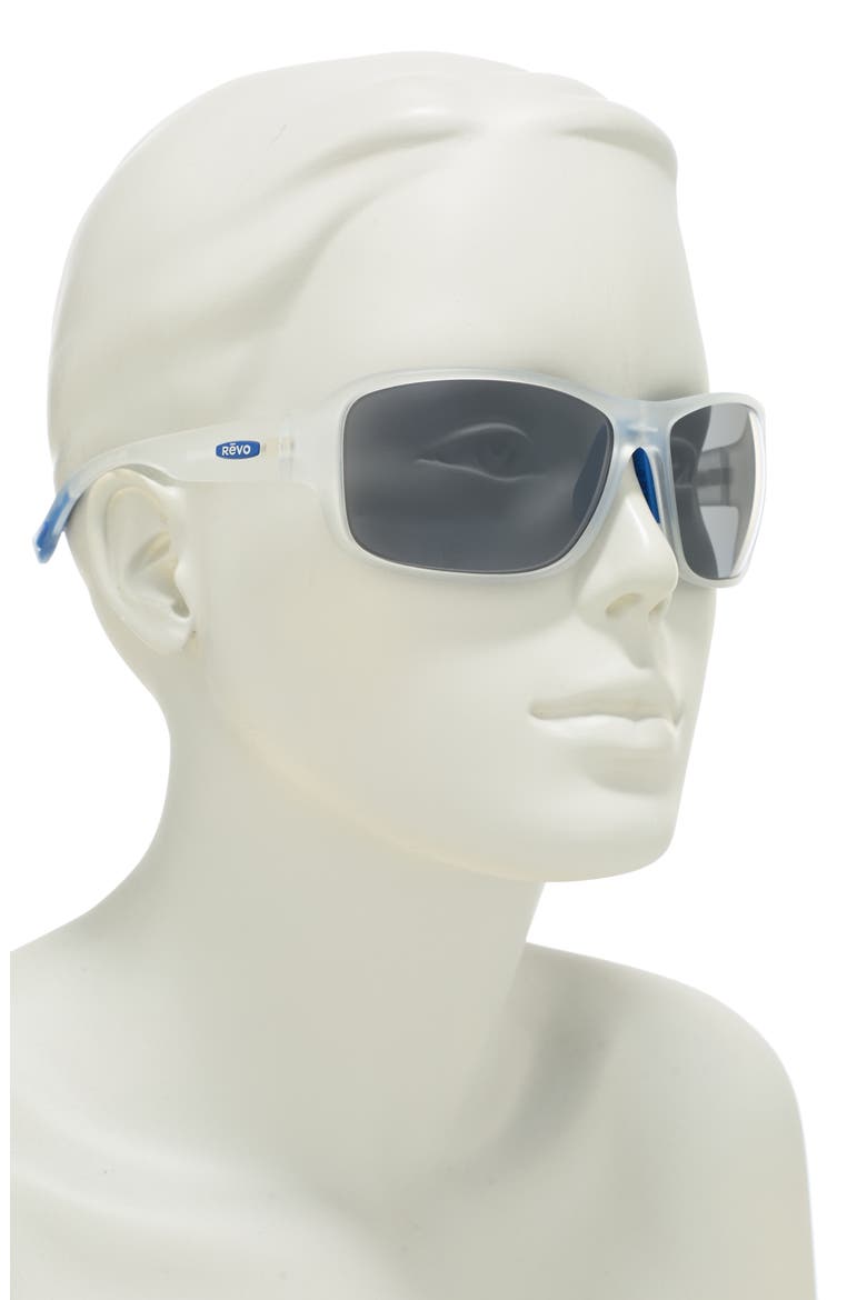65mm Square Sunglasses, Alternate, color, MATTE CRYSTAL
