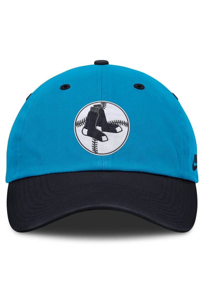 Men's Nike Blue/Navy Boston Red Sox Neon 90s Club Adjustable Hat, Alternate, color, Blue