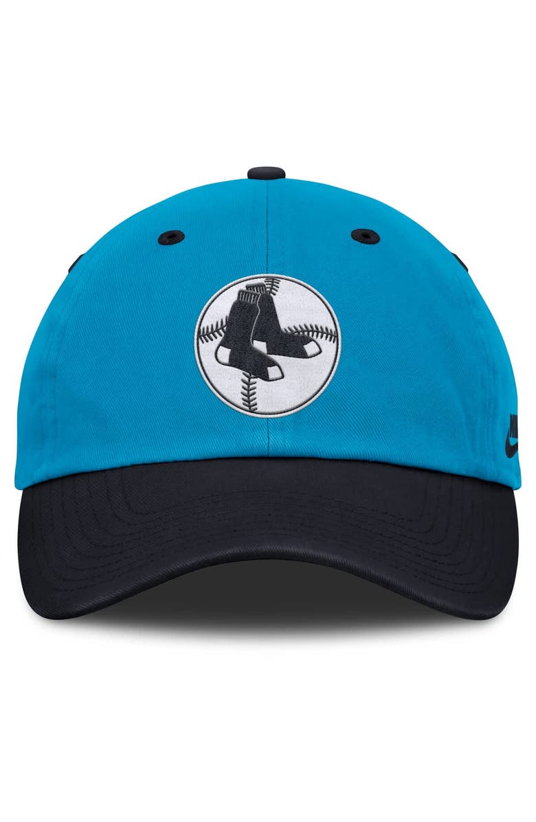 Nike Men's Nike Blue/Navy Boston Red Sox Neon 90s Club Adjustable Hat, Alternate, color, Blue