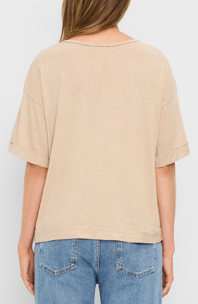 Michael Stars Tilda Oversize Cotton Crewneck T-Shirt, Alternate, color, Macadamia