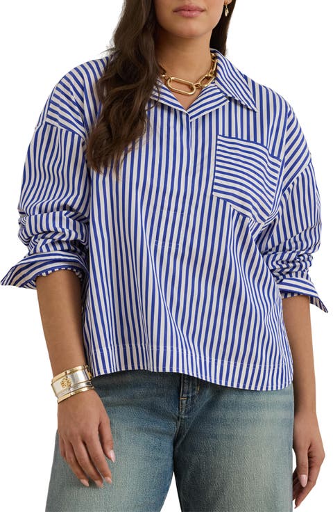 Stachee Stripe Cotton Shirt