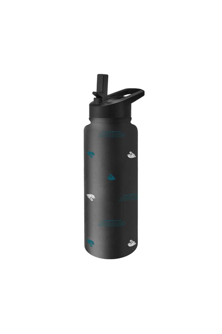 Jacksonville Jaguars 34oz. Steep and Repeat Quencher Bottle, Main, color, Black