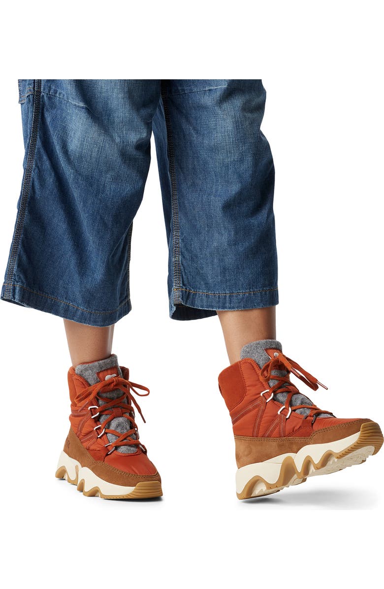 SOREL Kinetic Impact Sport Waterproof Boot, Alternate, color, Sanguine/ Velvet Tan