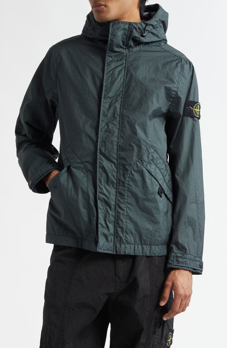 Stone Island Garment Dyed Membrana Parka, Main, color, 